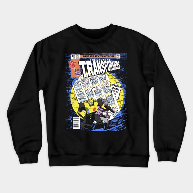 Tformers Age of extintion Crewneck Sweatshirt by juanotron